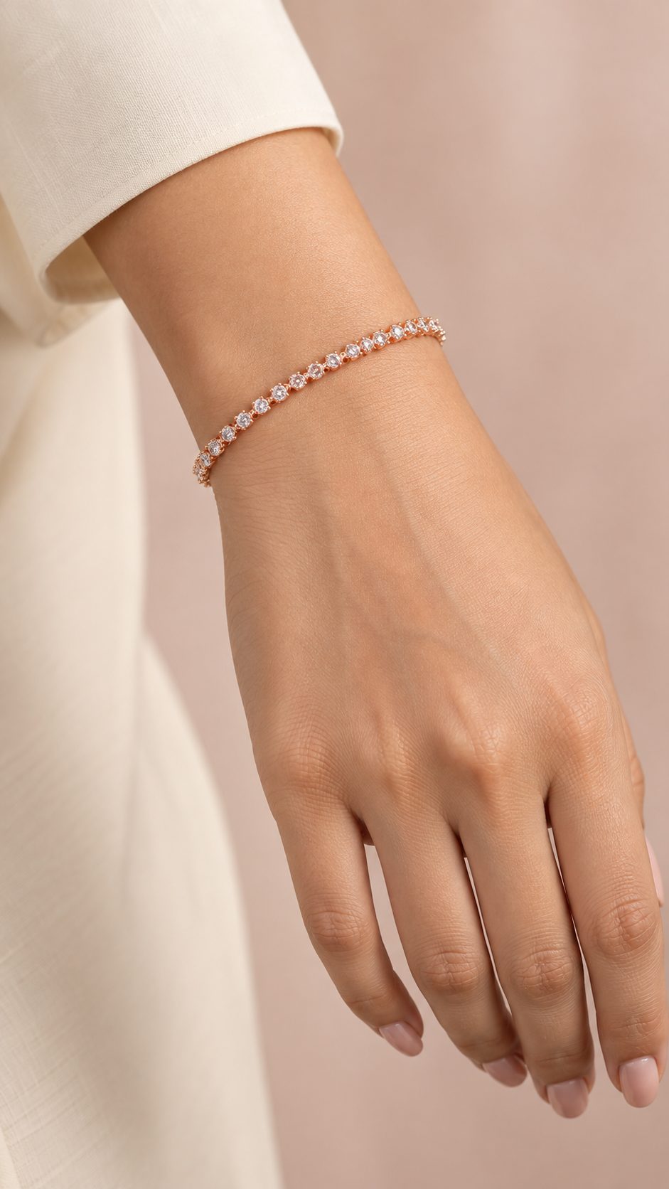 Bracelet worn by a model