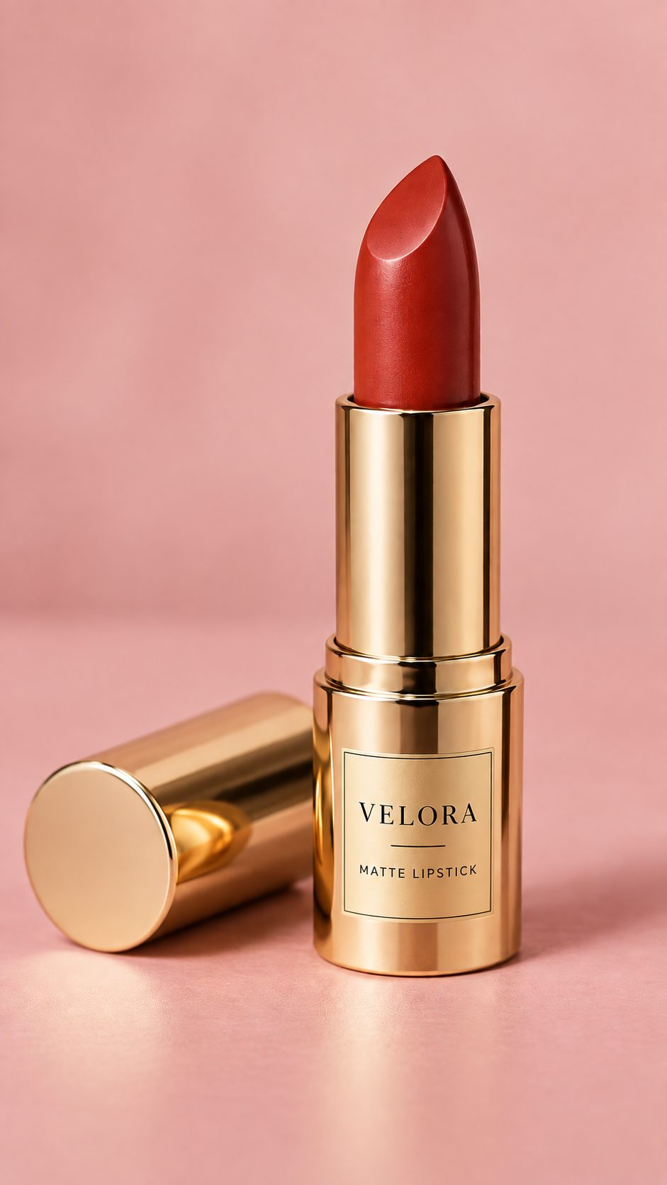Macro shot of a lipstick