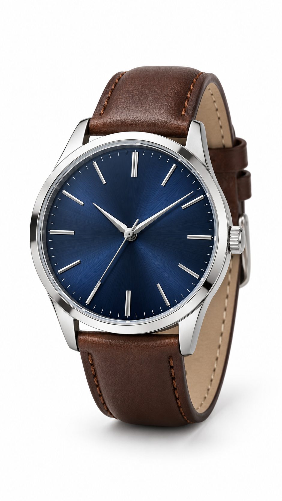 Watch on a pure white background